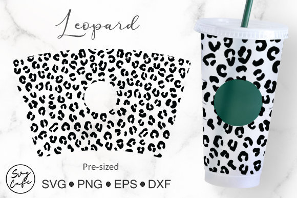 24oz Cup Leopard