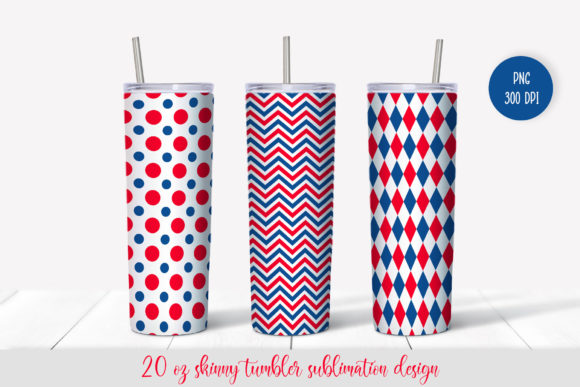 American Patriotic Tumbler Wrap