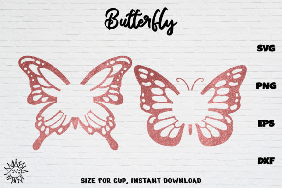 Butterfly Full Wrap Venti Cold Cup 24
