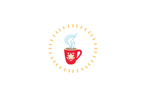 Christmas Decoration Coffee Cup Sticker
