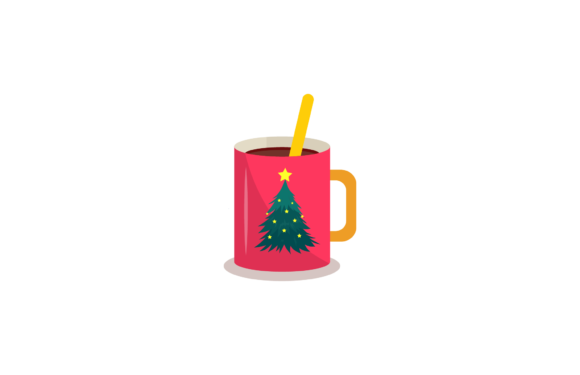 Cup Christmas Tree Icon