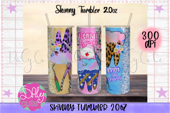 Dental 20oz Skinny Tumbler, Dentist