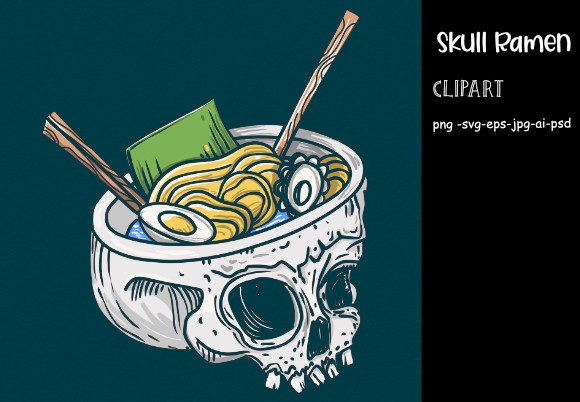 Ramen Cup Skull for P.O.D