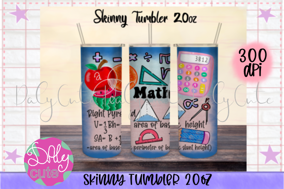 Teacher Tumbler 20 Oz Skinny