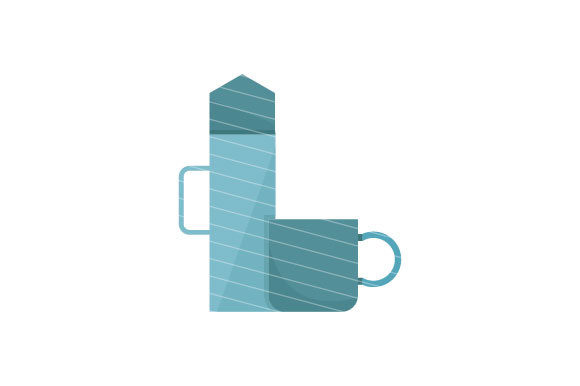 Teakettle and Cup Icon Vector Illustration