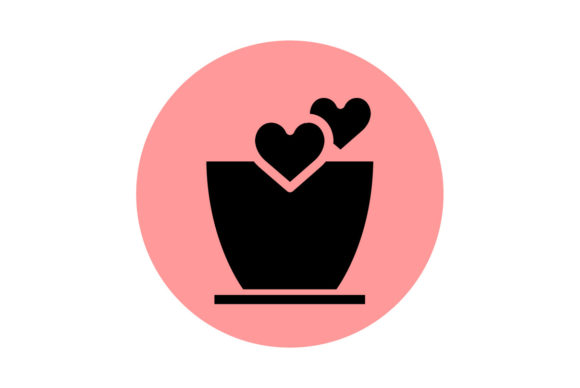 Valentine Icon Cup Solid Color